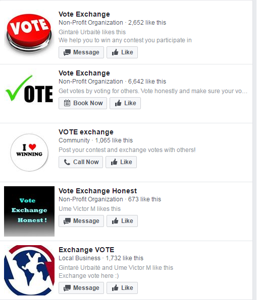 exchange vote