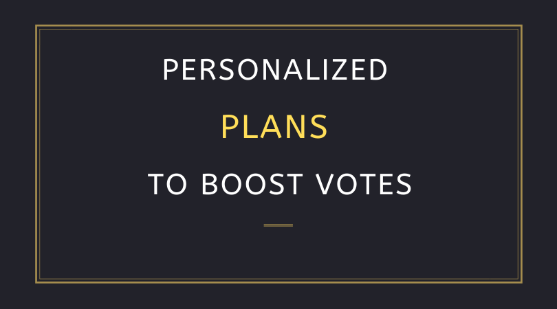 Personalized Plans to Boost Votes